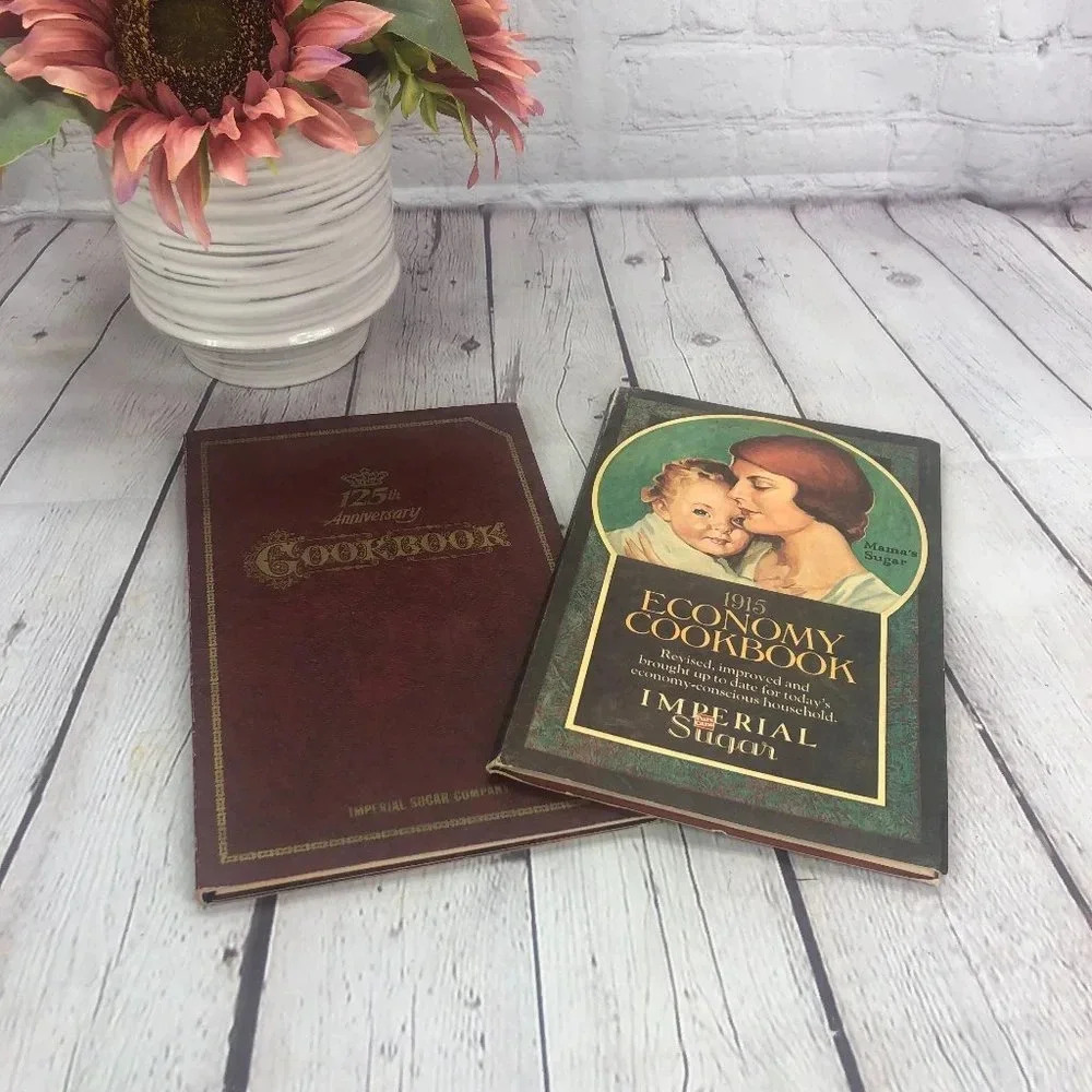 Vintage imperial sugar cookbooks